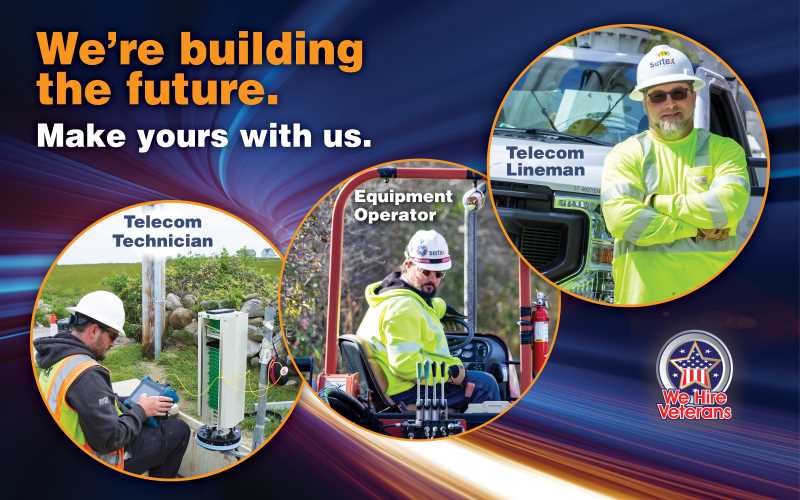 Sertex is recruiting and retaining qualified employees for careers in telecom construction.