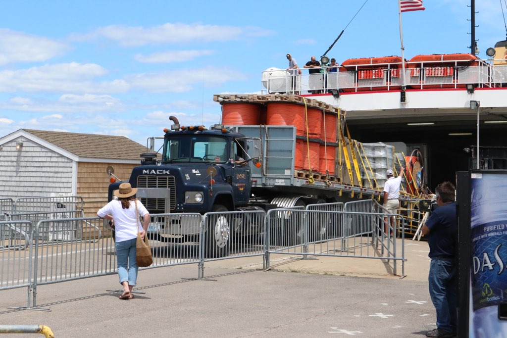 Block Island Ferry Fiber Optic Equipment Delivery