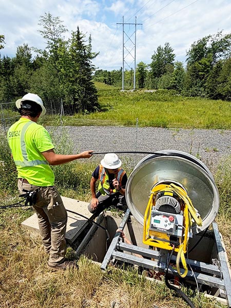 Sertex crews beginning fiber line deployment from Calais to Bangor. Sertex crews beginning fiber line deployment from Calais to Bangor.